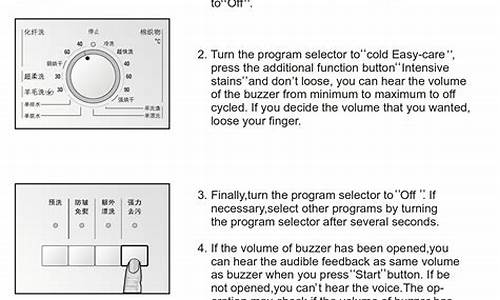 西门子洗衣机说明书_西门子洗衣机说明书图