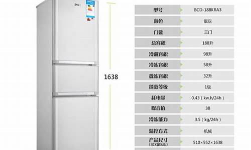 冰箱尺寸标准尺寸_冰箱尺寸标准尺寸图