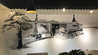 餐厅手绘墙_餐厅手绘墙画图片大全