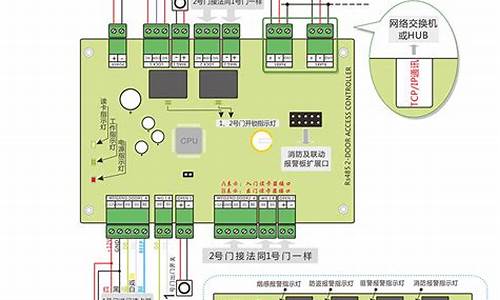 门禁控制器接线图_门禁电源和门禁控制器接线图